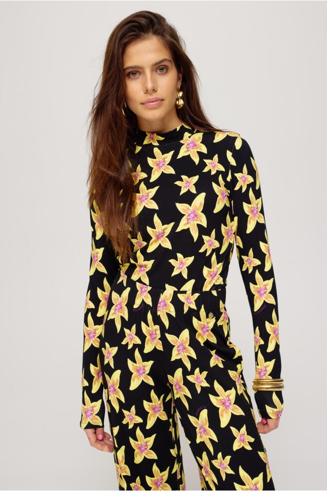 JEFF LS SS25T501 711 cheeky flower - yellow